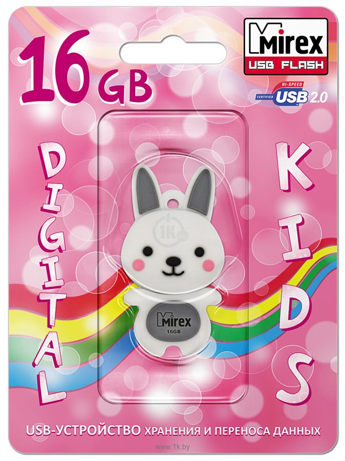 Фотографии Mirex Rabbit Grey 16GB 13600-KIDRBG16