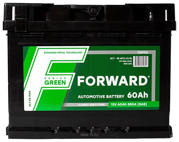 Фотографии Forward Green 6СТ-60 п.п. (60Ah)