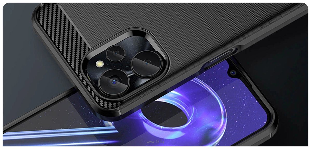 Фотографии Hurtel Carbon Case для Realme 10 5G/Realme 9i 5G (черный)