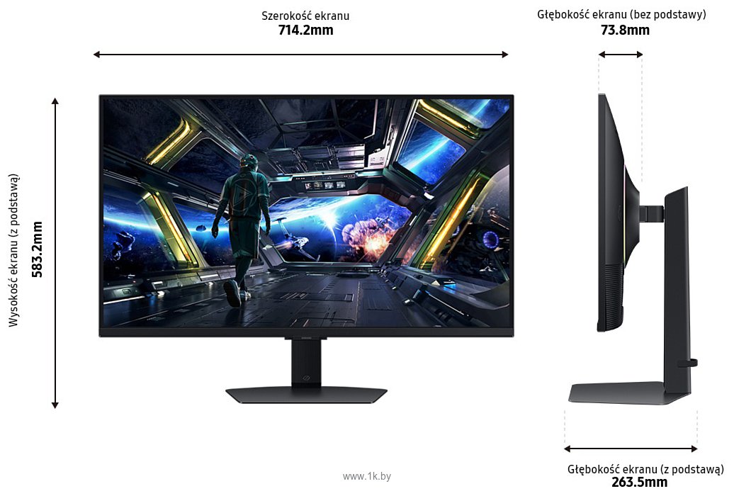 Фотографии Samsung Odyssey G7 S32DG702EU (LS32DG702EUXDU)
