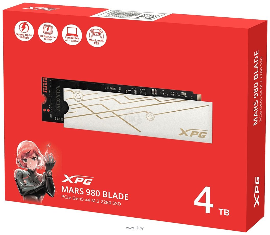 Фотографии ADATA XPG MARS 980 Blade 4TB SMAR-980B-4TCS