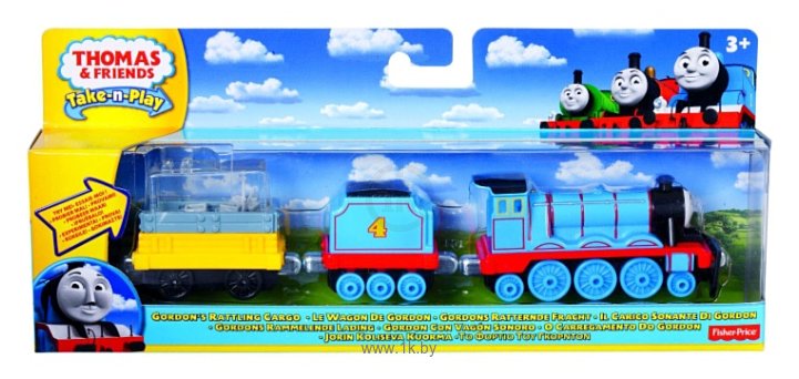 Фотографии Thomas & Friends Набор "Гремящий груз Гордон" серия Take-n-Play Y2912