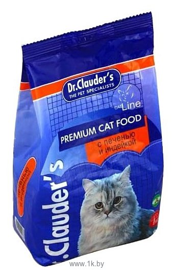 Фотографии Dr. Clauder's Premium Cat Food с печенью и индейкой (15 кг)