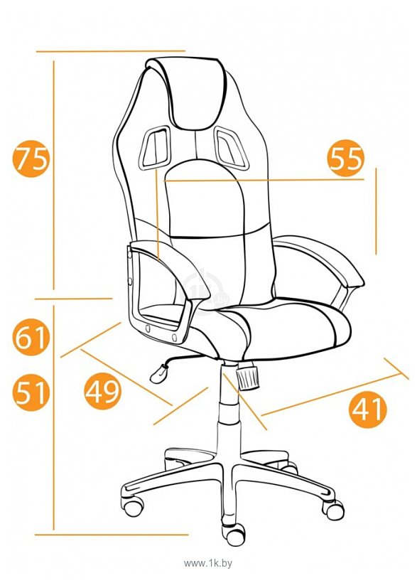 Фотографии TetChair Driver (черный/серый)