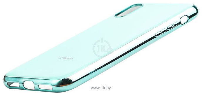 Фотографии EXPERTS Plating Tpu для Apple iPhone X/XS (бирюзовый)