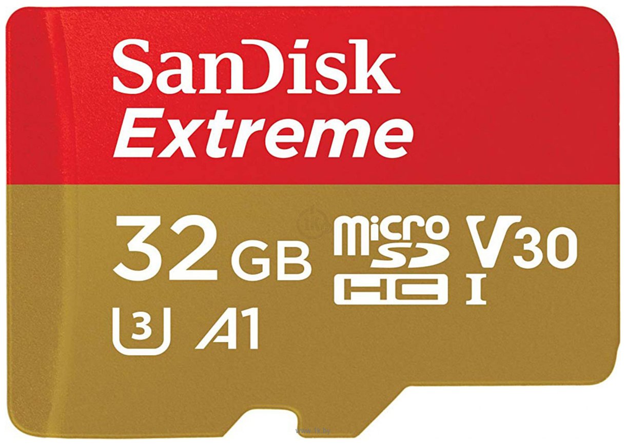 Фотографии Sandisk Extreme microSDHC Class 10 UHS Class 3 100MB/s 32GB