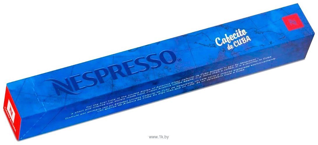 Фотографии Nespresso Cafecito de Cuba 10 шт