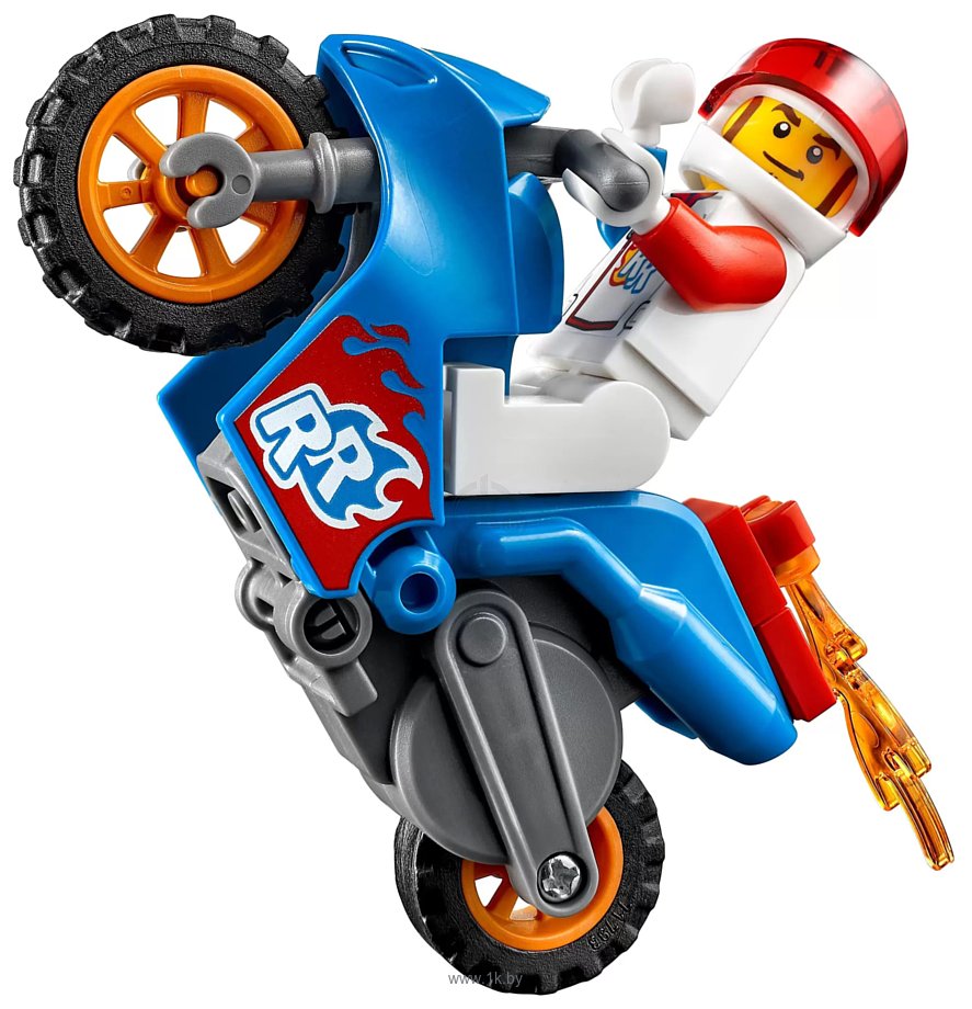 Фотографии LEGO City Stuntz 60298 Реактивный трюковый мотоцикл