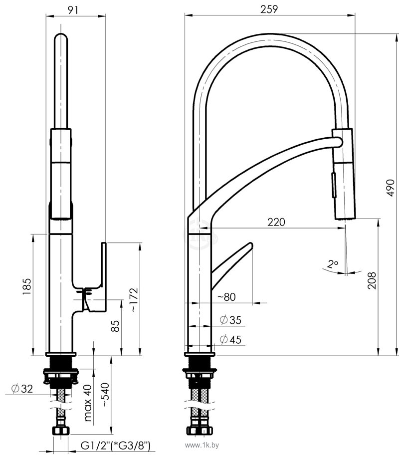 Фотографии Rubineta Ultima-50 (BK) UL50068