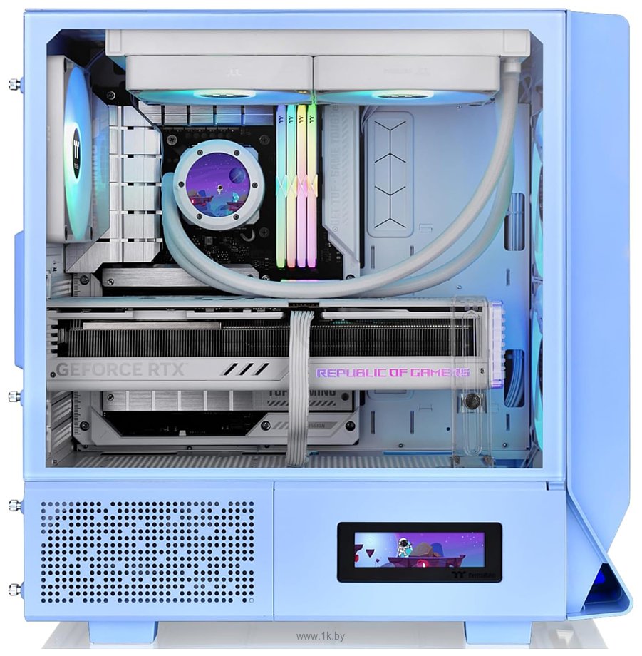 Фотографии Thermaltake Ceres 330 TG ARGB Hydrangea Blue CA-1Y2-00MFWN-00