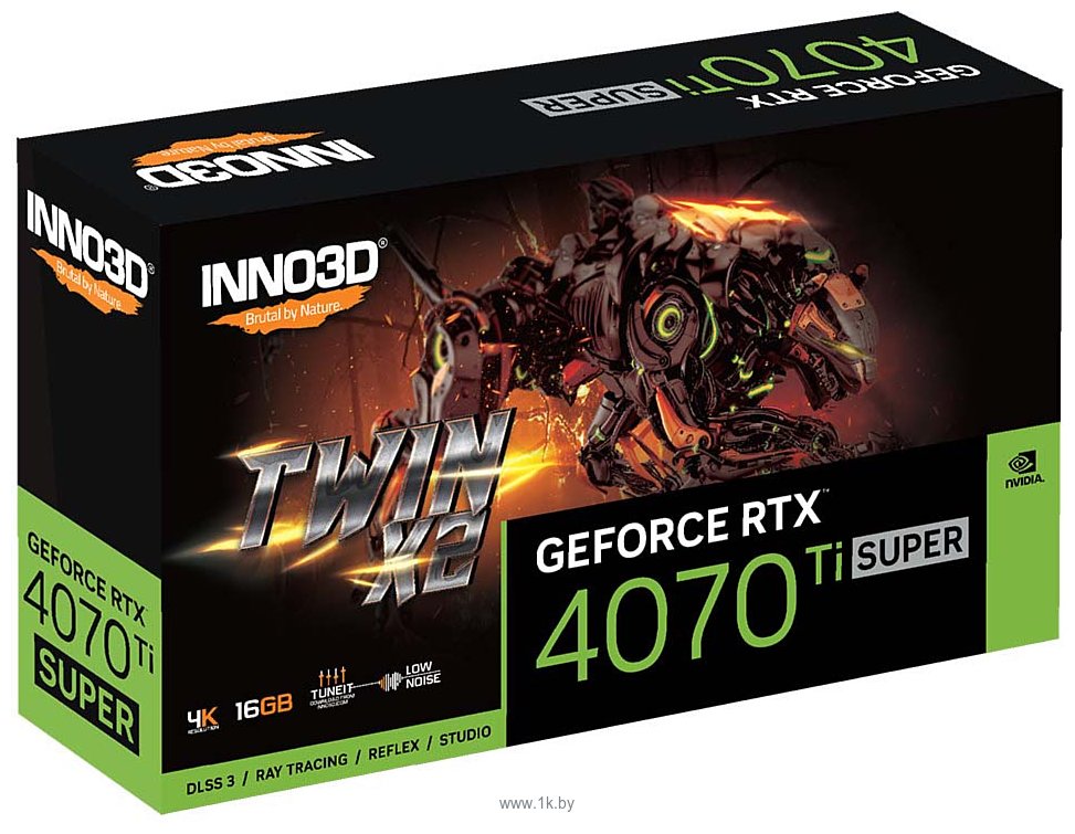 Фотографии Inno3D GeForce RTX 4070 Ti Super Twin X2 (N407TS2-166X-186156N)