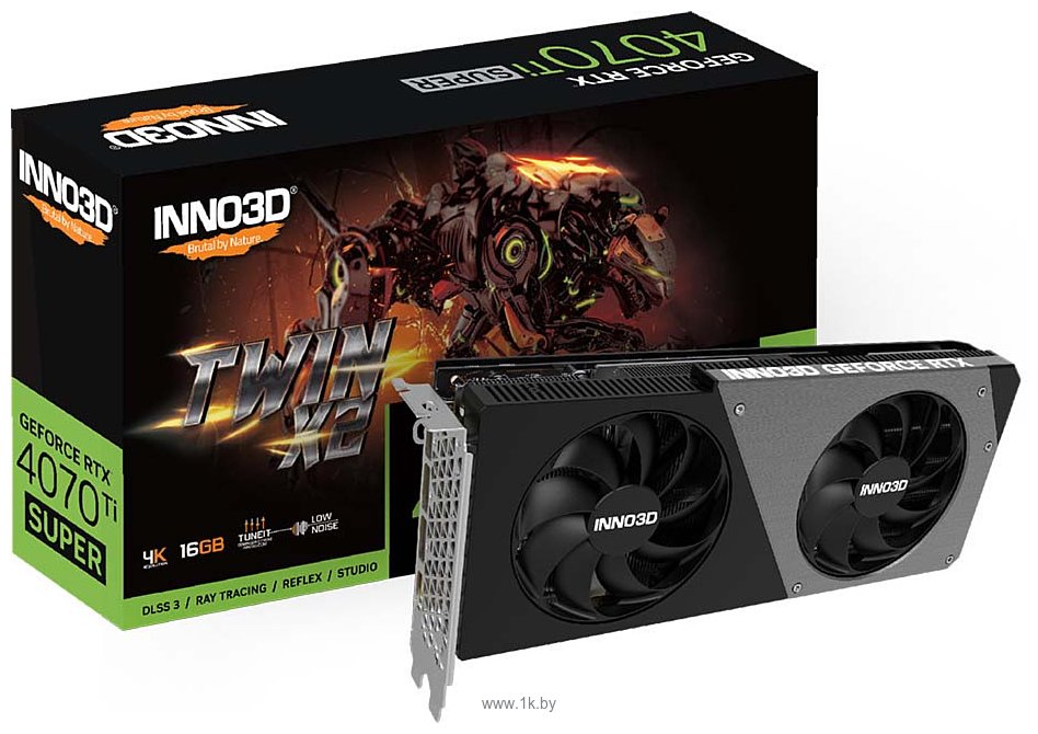 Фотографии Inno3D GeForce RTX 4070 Ti Super Twin X2 (N407TS2-166X-186156N)