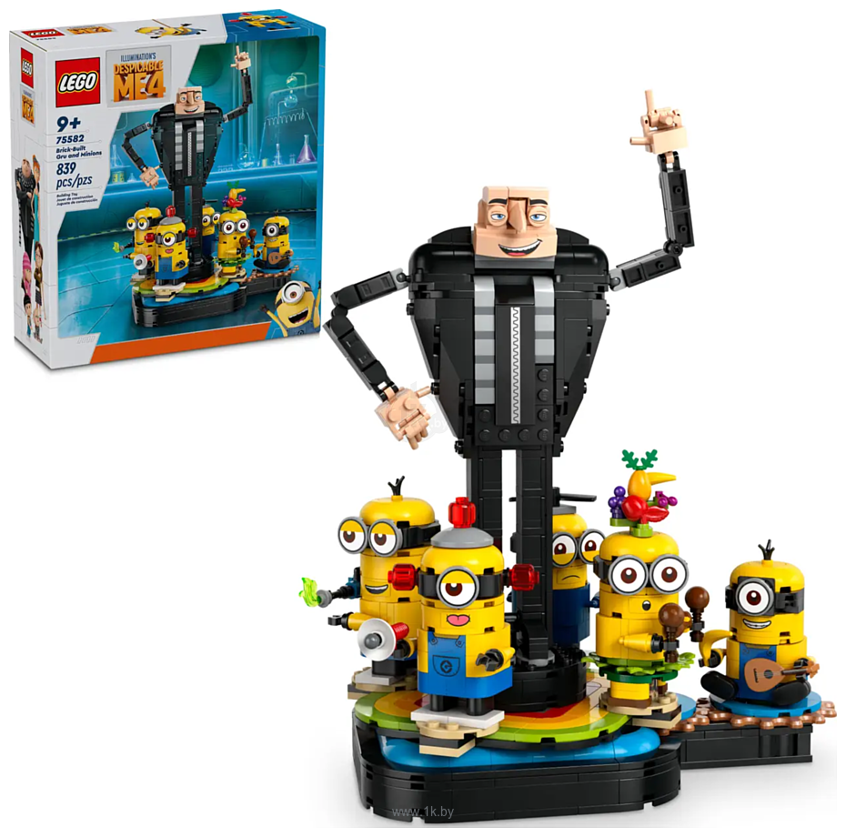 Фотографии LEGO Despicable Me 4 75582 Грю и миньоны