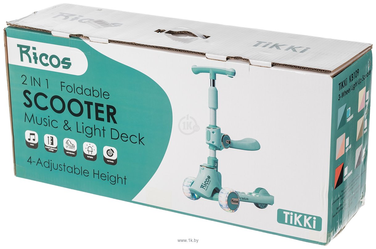 Фотографии Ricos TiKKi KB109 (бирюзовый)