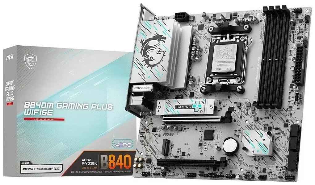 Фотографии MSI B840M Gaming Plus WiFi6E Фотографии MSI B840M Gaming Plus WiFi6E