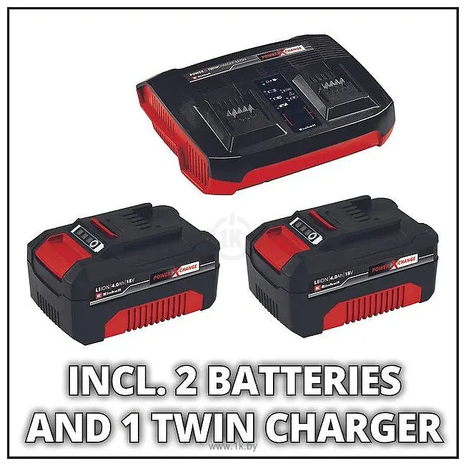 Фотографии Einhell Rasarro 36/40 (с 2-мя АКБ)