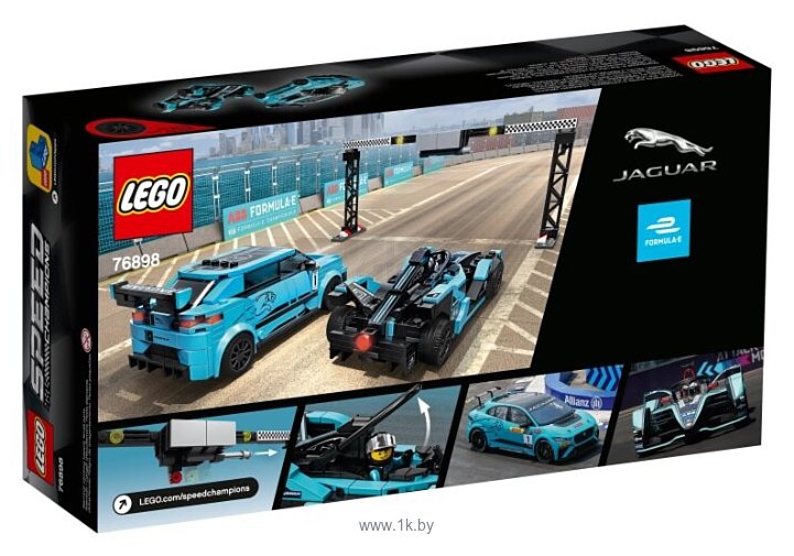 Фотографии LEGO Speed Champions 76898 Formula E Panasonic Jaguar Racing GEN2 car & Jaguar I-PACE eTROPHY