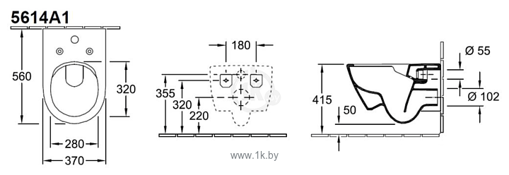 Фотографии Villeroy & Boch Subway 2.0 5614A101