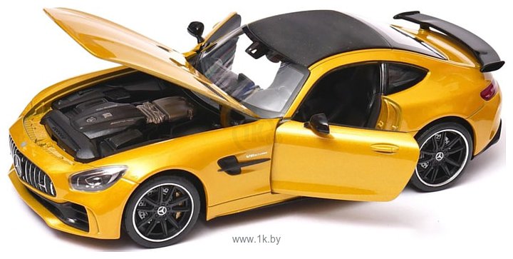 Фотографии Welly Mercedes-Benz AMG GT R 24081 (желтый)