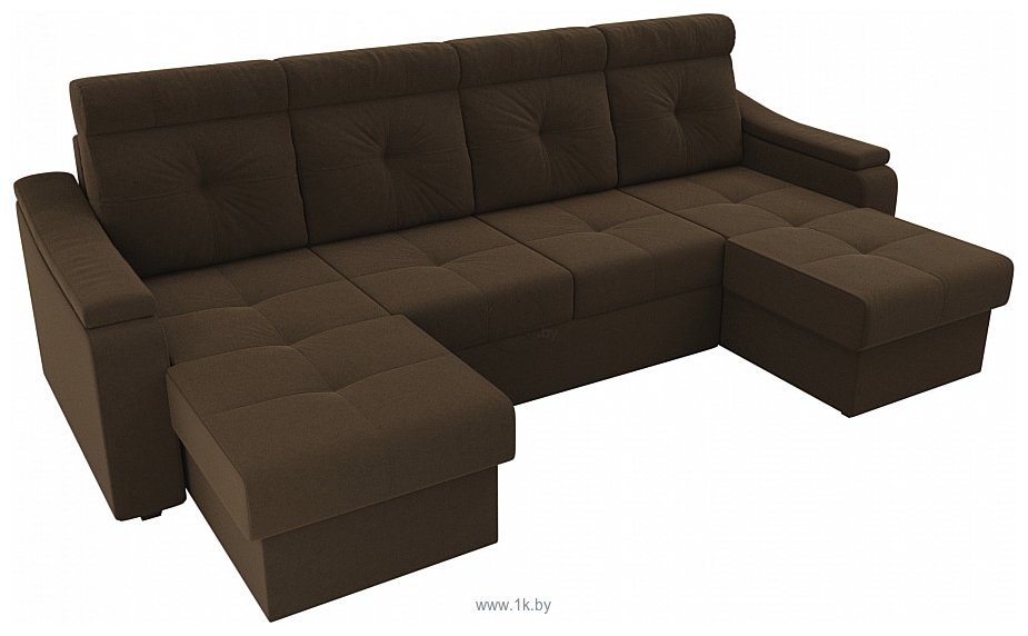 Фотографии Лига диванов Джастин 105149 (коричневый)