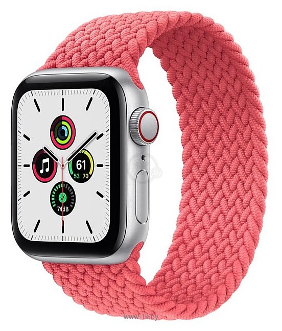 Фотографии Apple Watch SE GPS + Cellular 40mm Aluminum Case with Braided Solo Loop