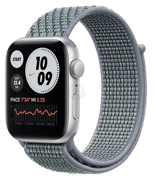 Фотографии Apple Watch SE GPS 44mm Aluminum Case with Nike Sport Loop