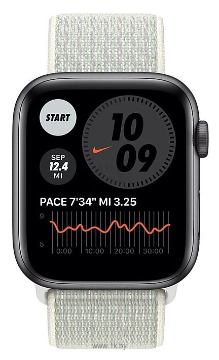 Фотографии Apple Watch SE GPS 44mm Aluminum Case with Nike Sport Loop