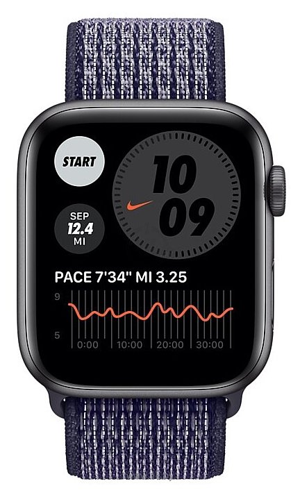 Фотографии Apple Watch SE GPS 44mm Aluminum Case with Nike Sport Loop