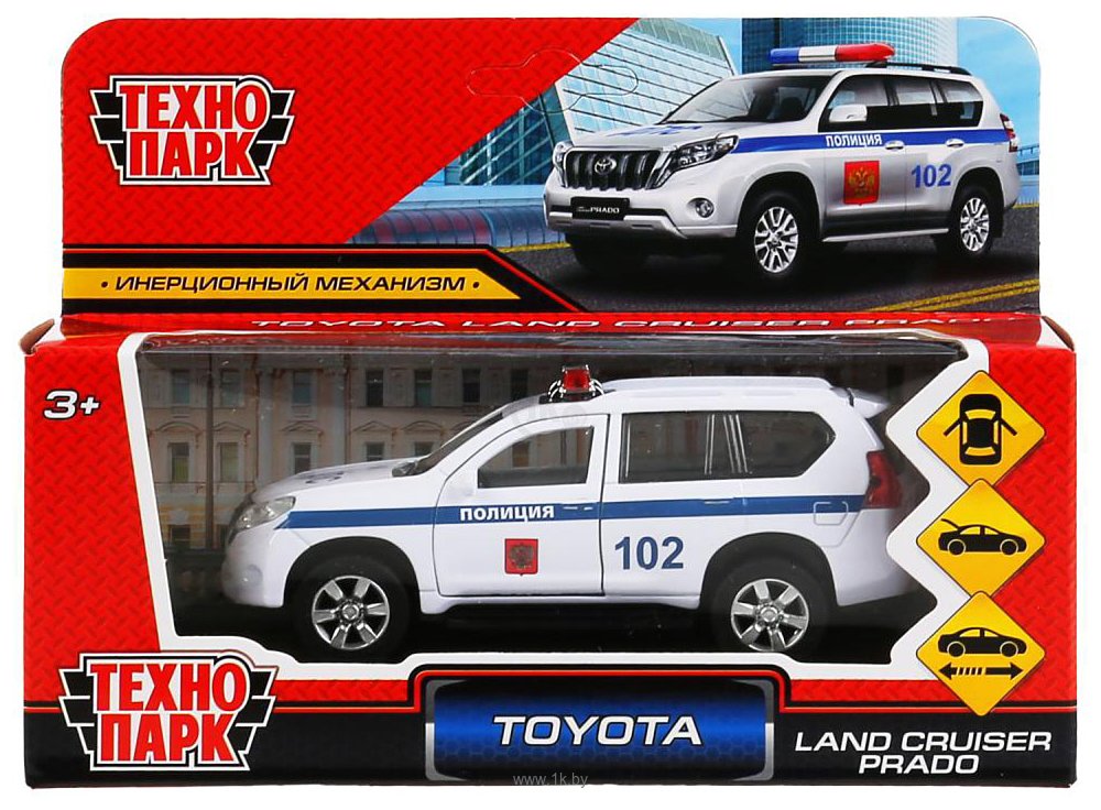 Фотографии Технопарк Toyota Prado Полиция PRADO-P-WH