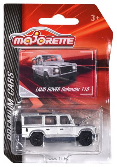 Фотографии Majorette Premium 212053052 Land Rover Defender 110 (серебристый)
