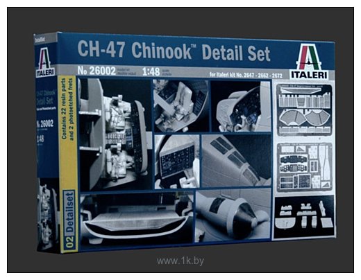 Фотографии Italeri 26002 Ch 47 Chinook Super Detail Set