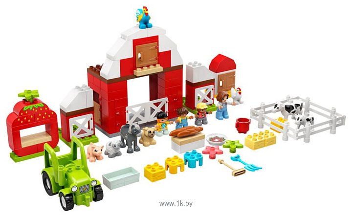 Фотографии LEGO Duplo 10952 Фермерский трактор, домик и животные