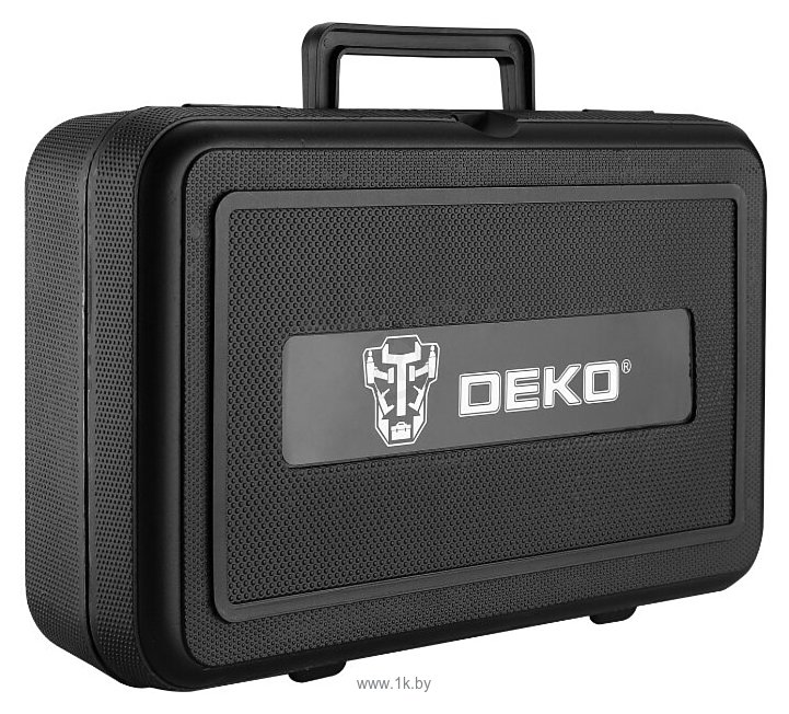 Фотографии DEKO DKRT350E-LCD с регулировкой скорости в кейсе + 43 предмета