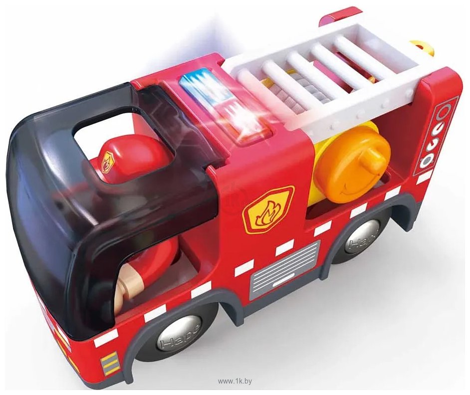 Фотографии Hape Пожарная машина с сиреной E3737-HP