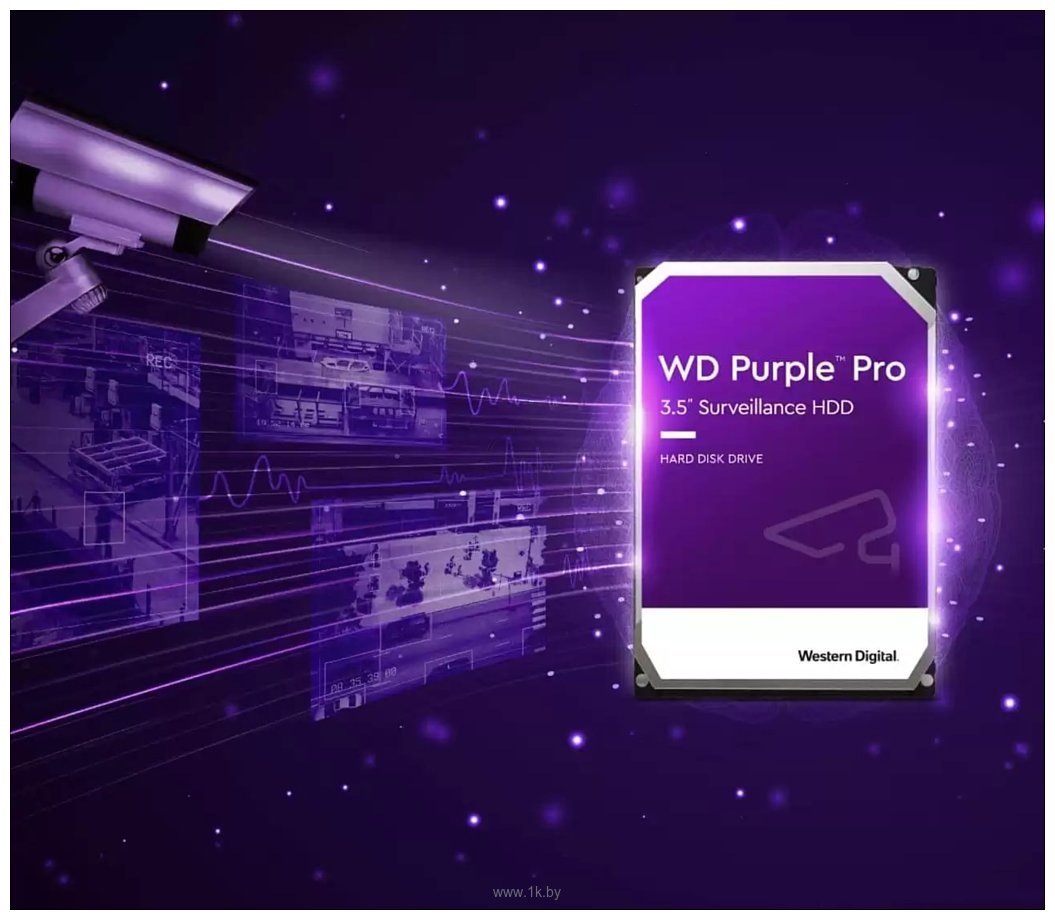 Фотографии Western Digital Purple Pro Surveillance 10TB WD101PURA