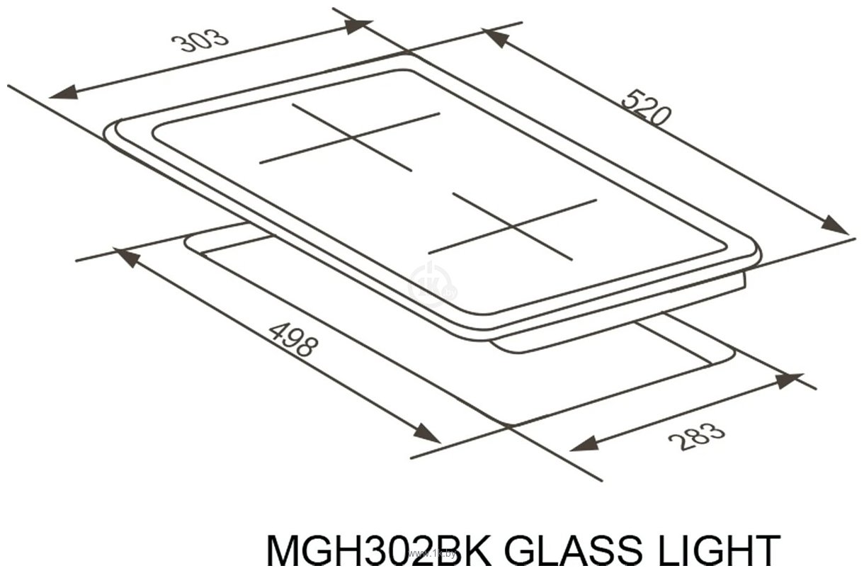 Фотографии Meferi MGH302BK Glass Light