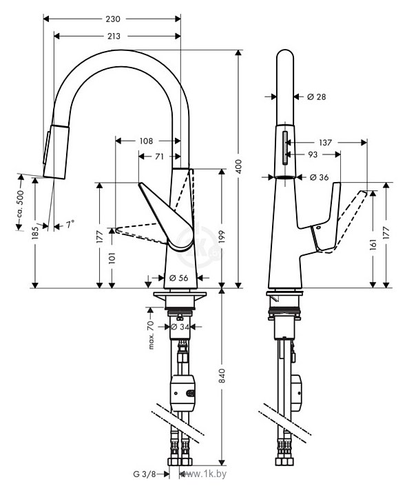 Фотографии Hansgrohe Talis S 72813000