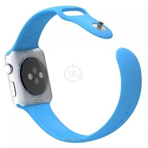 Фотографии Apple Watch Sport 42mm Silver with Blue Sport Band (MLC52)