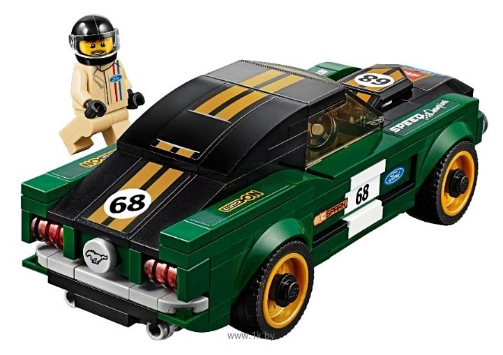 Фотографии LEGO Speed Champions 75884 1968 Ford Mustang Fastback