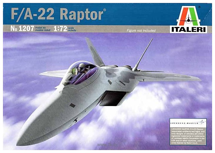 Фотографии Italeri 1207 Многоцелевой истребитель F-22 Raptor