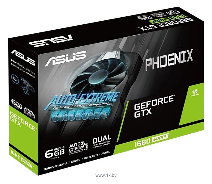 Фотографии ASUS Phoenix GeForce GTX 1660 SUPER (PH-GTX1660S-6G)