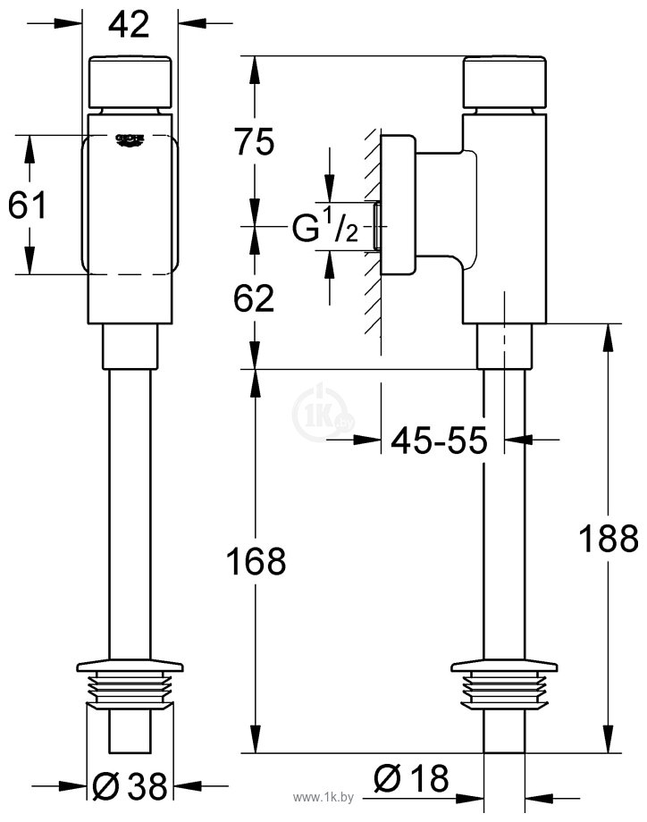 Фотографии Grohe Rondo 37346000