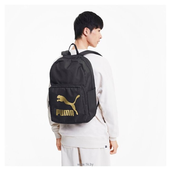 Фотографии PUMA Originals Backpack (Puma Black-GOLD)