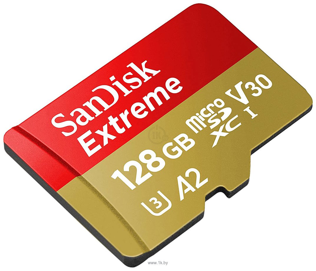 Фотографии SanDisk Extreme microSDXC SDSQXA1-128G-GN6GN 128GB