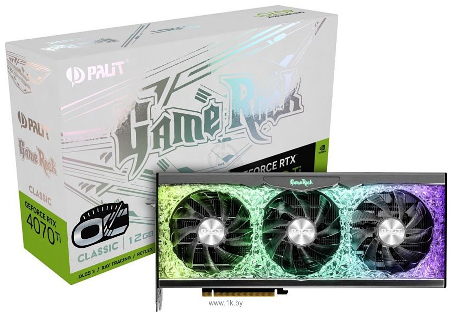 Фотографии Palit GeForce RTX 4070 Ti GameRock Classic OC 12GB (NED407TH19K9-1046G)