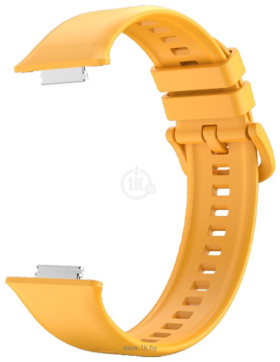 Фотографии Rumi силиконовый для Huawei Watch FIt 2 (льняной желтый)
