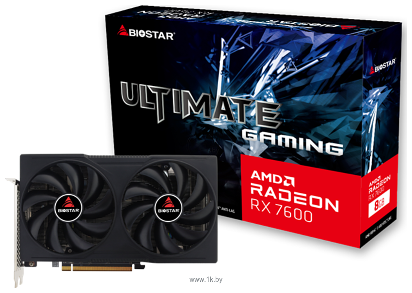 Фотографии BIOSTAR Radeon RX 7600 8GB GDDR6 (VA7606RM81)