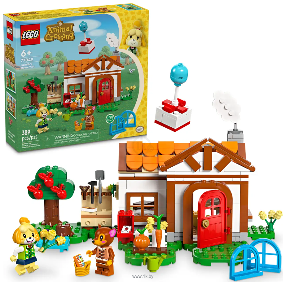 Фотографии LEGO Animal Crossing 77049 Визит в дом Изабель