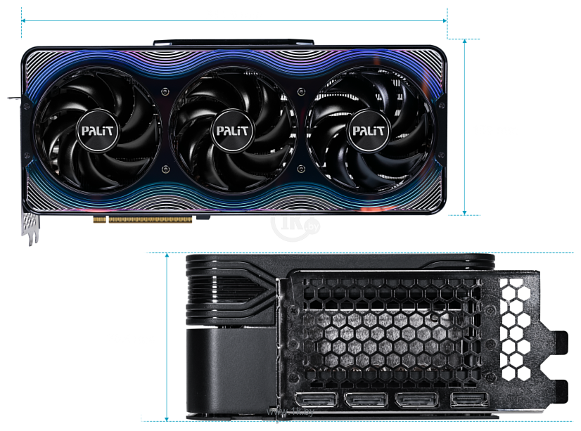 Фотографии Palit GeForce RTX 5080 GameRock OC (NE75080T19T2-GB2030G)