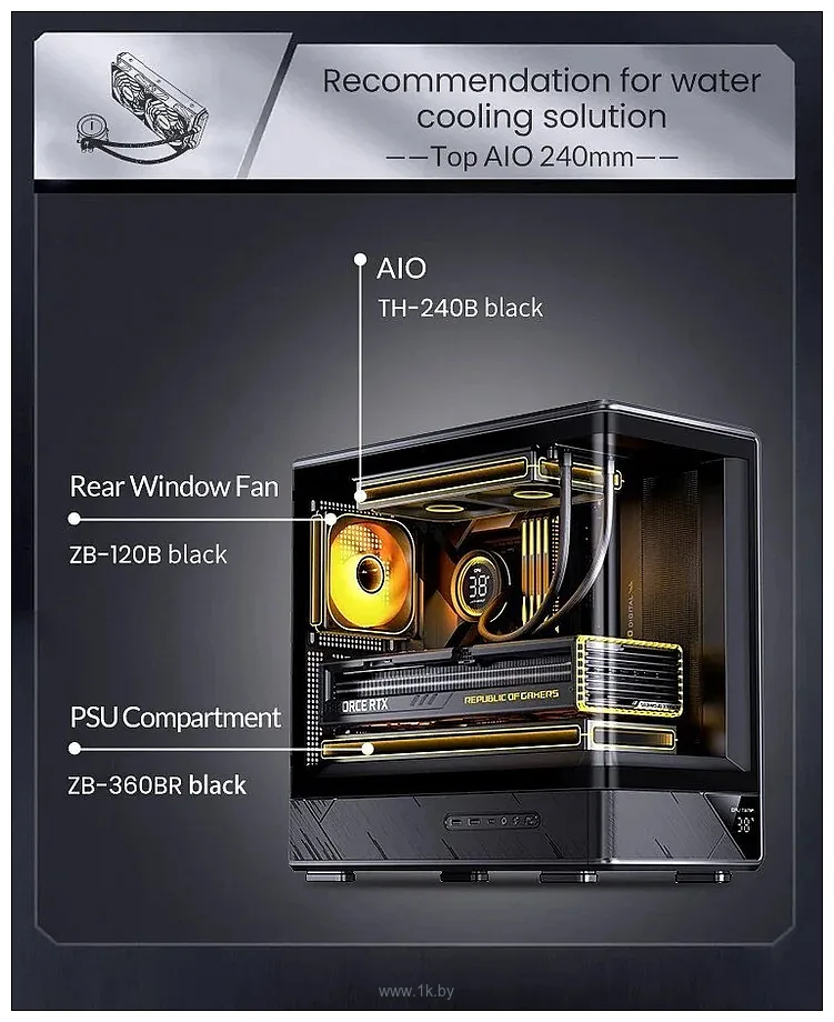 Фотографии Jonsbo D200 (черный) Фотографии Jonsbo D200 (черный)